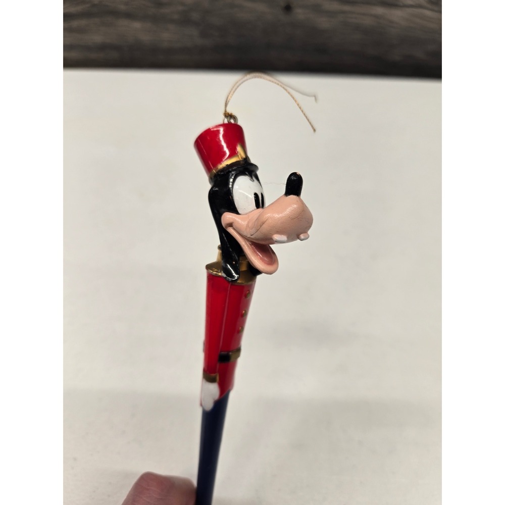 Disney Goofy Nutcracker Soldier Christmas Ornament Red Blue Holiday Decor
